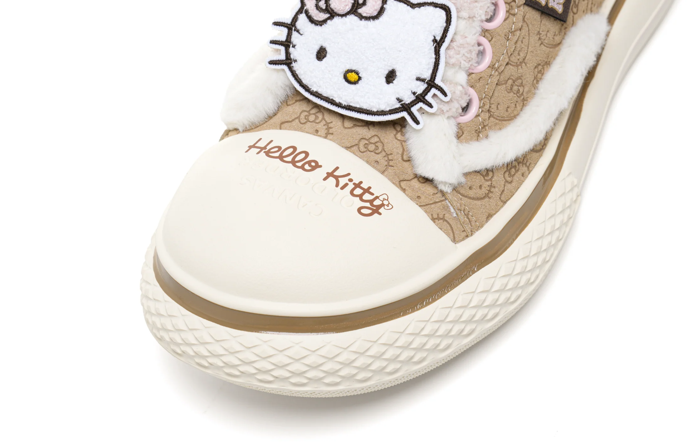 OLD ORDER Big Head Canvas Kitty Brown - Image 5